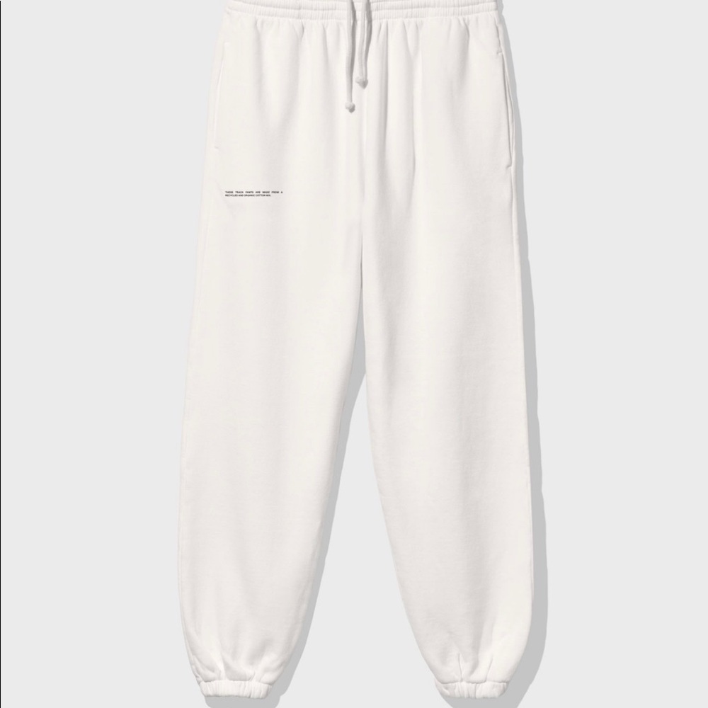 Pangaia Off-White Recycled Cotton Track Pants